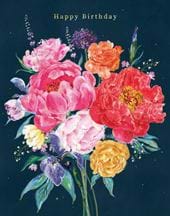 Bright Blooms Birthday Card
