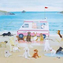 Ice Cream Van Greeting Card