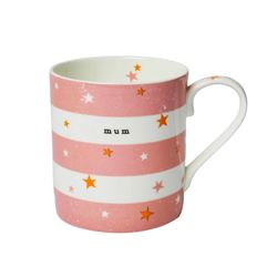 Mum Pink Stripe Mug