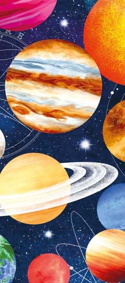 Space Tissue Paper - 4 Sheets