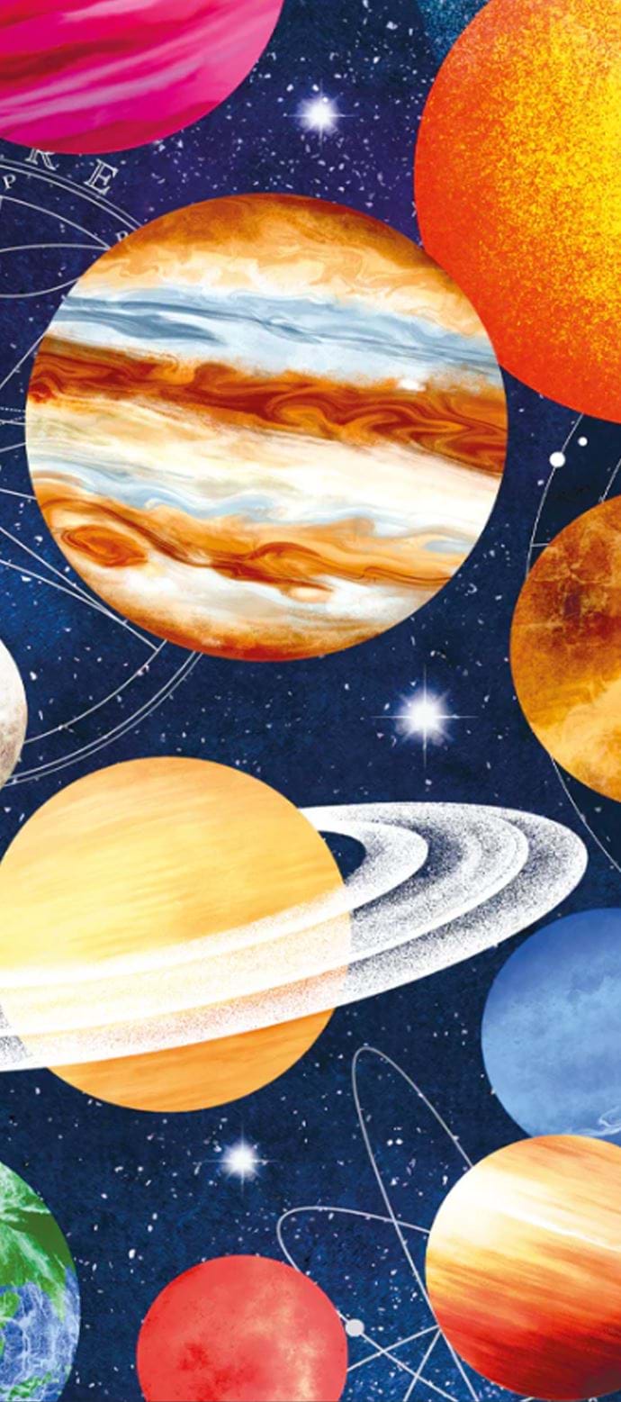Space Tissue Paper - 4 Sheets