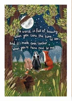 Next To Me Greeting Card