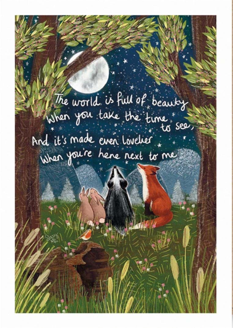 Next To Me Greeting Card