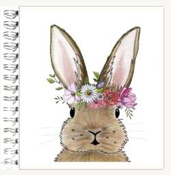 Floral Bunny Notebook