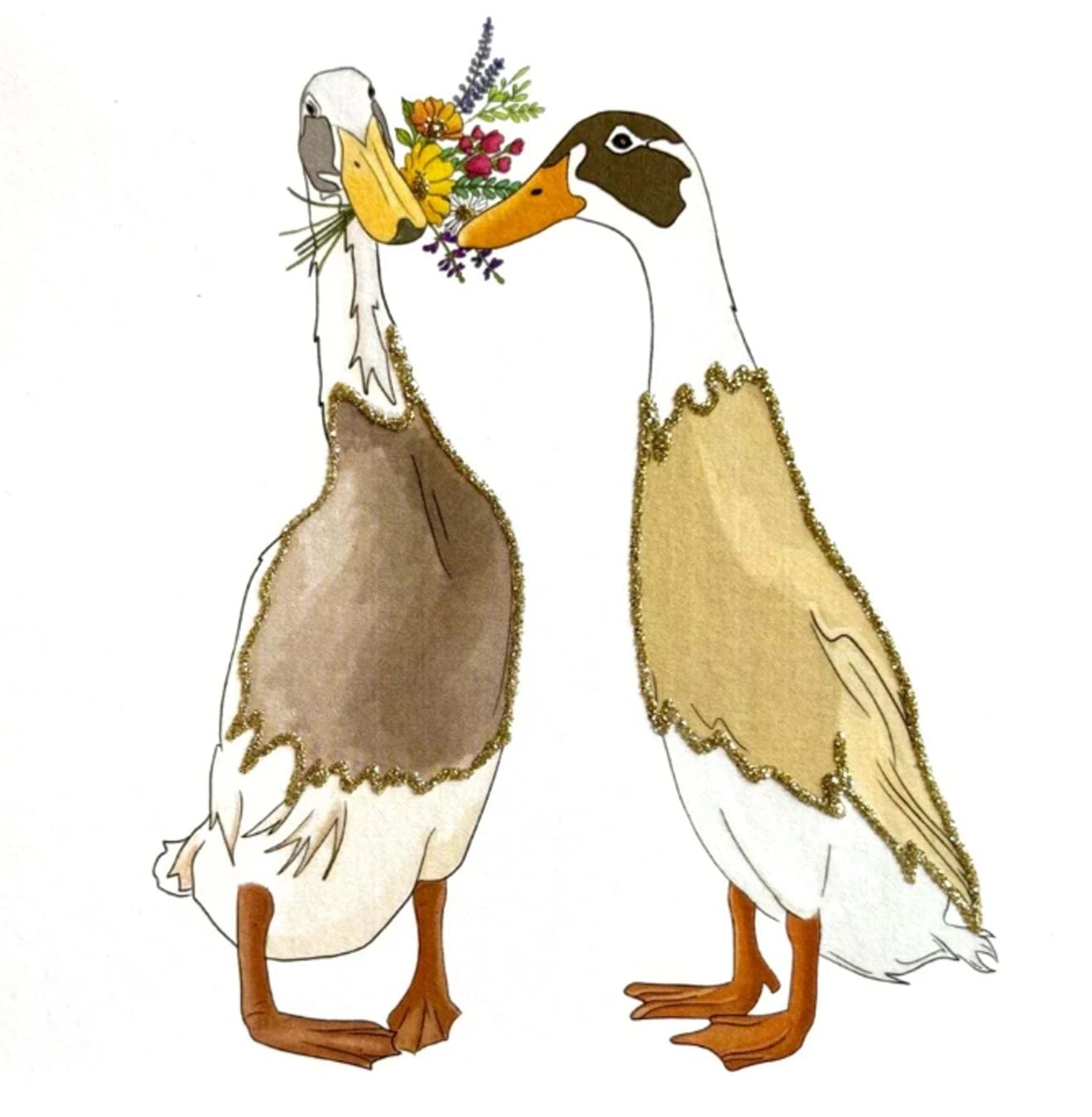 Ducks Greeting Card