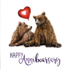 Bears Anniversary Card