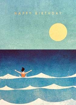 Dip In The Sea Birthday Card