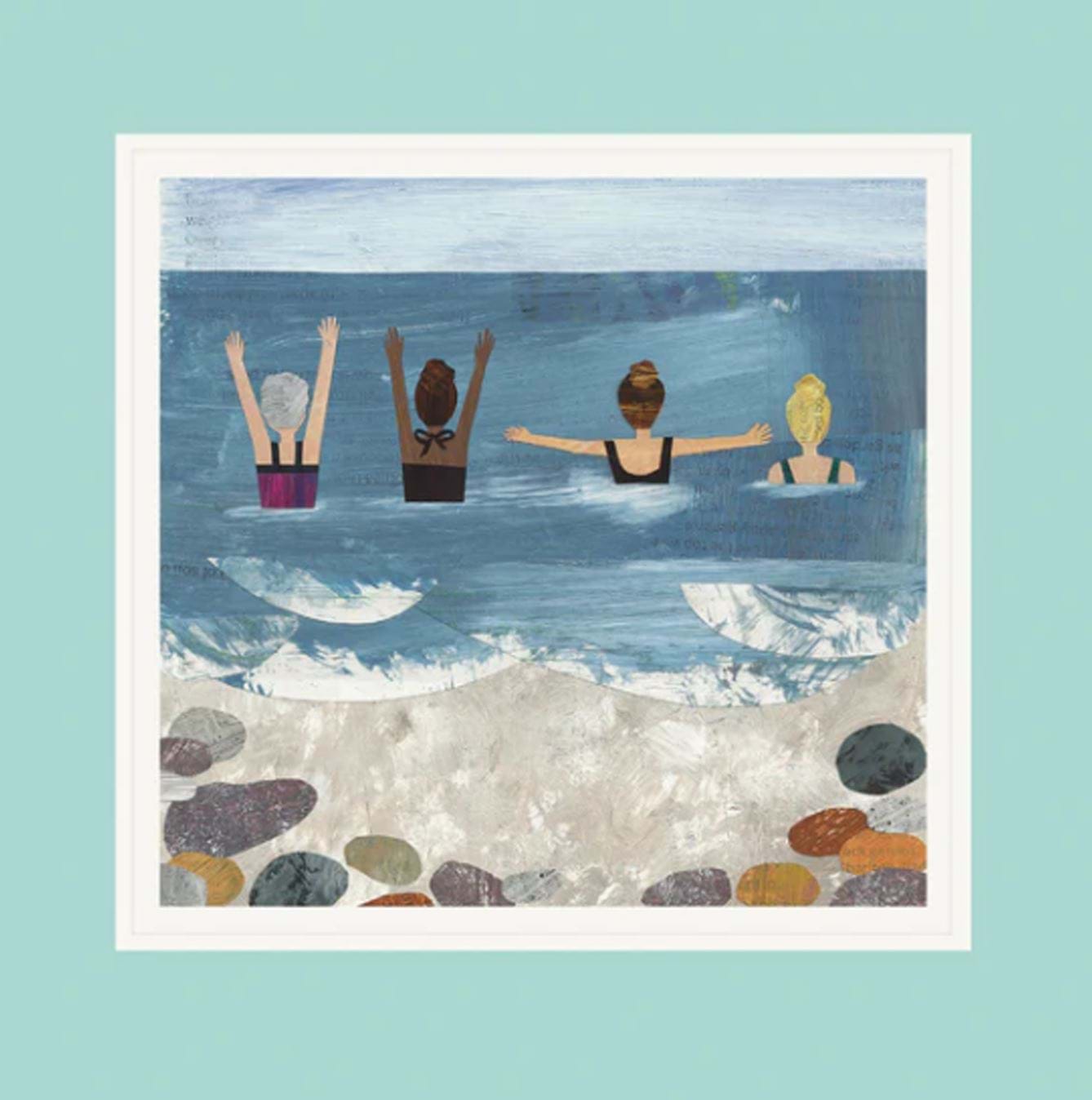 Wild Swimmers Greeting Card