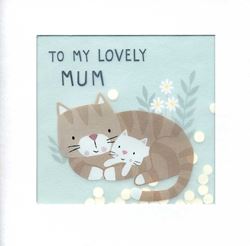 Cats Mum Greeting Card