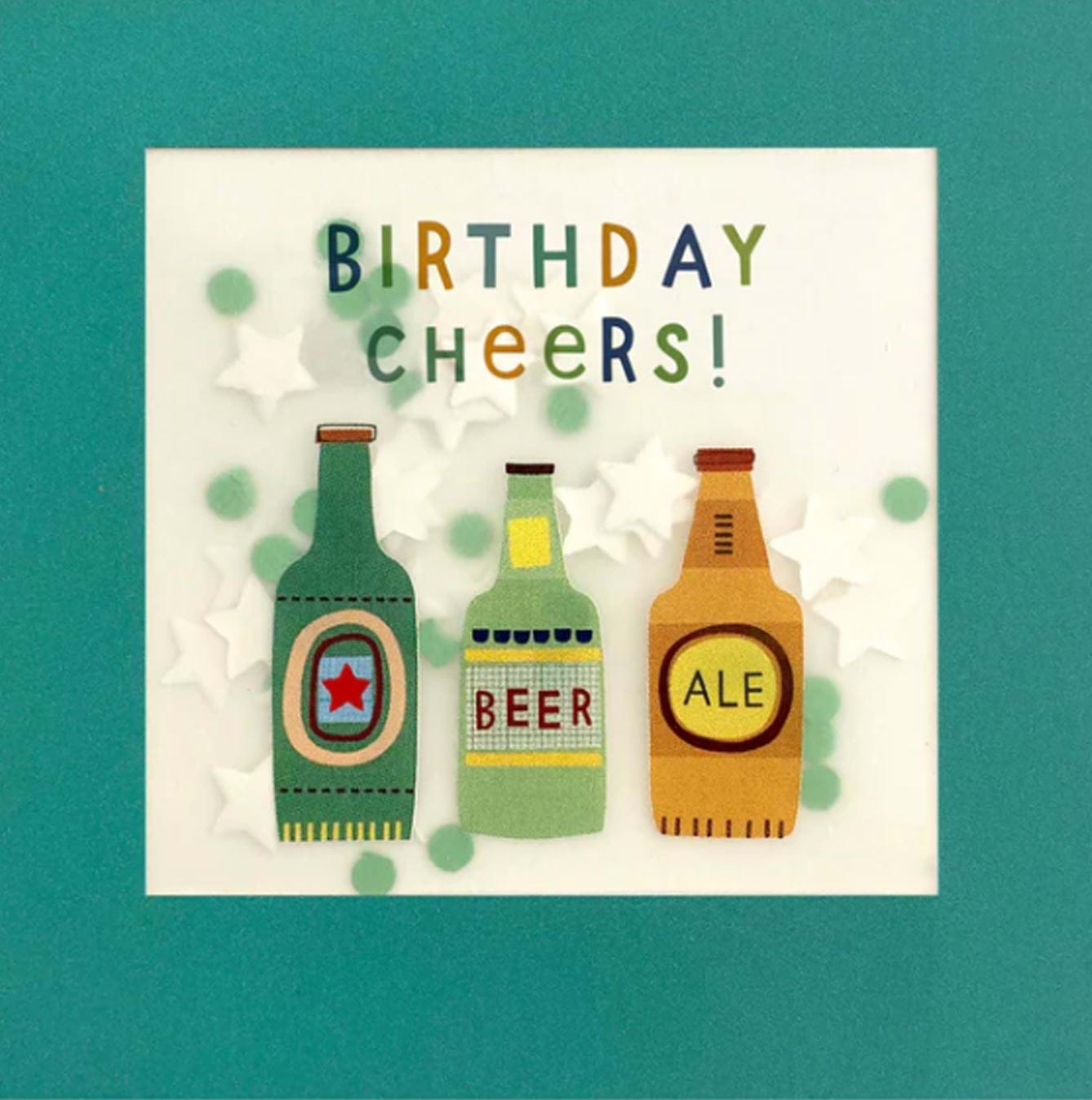 Cheers Beers Birthday Card
