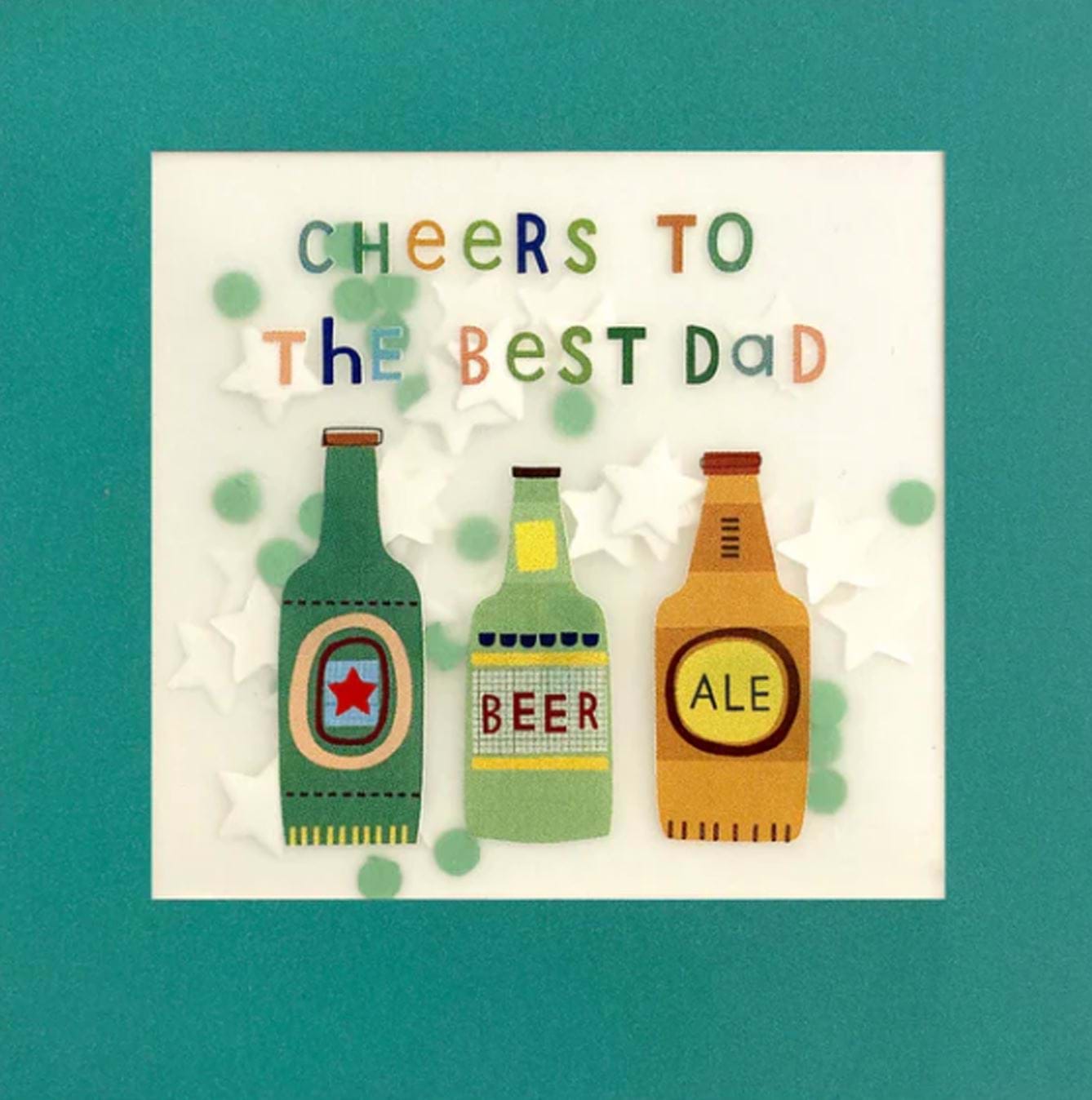 Beer Bottles Father's Day Card