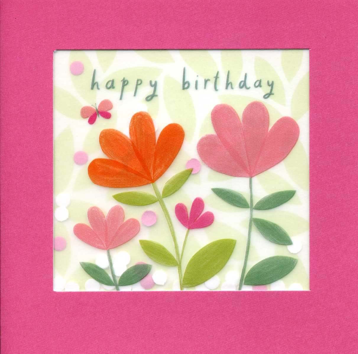 Flowers Birthday Card