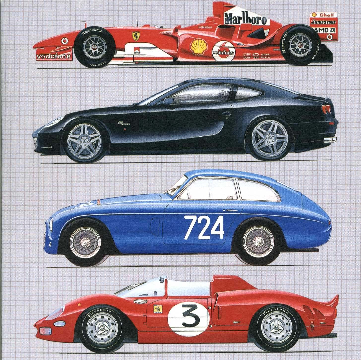 Ferrari Greeting Card