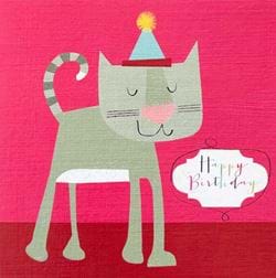 Cat Birthday Card