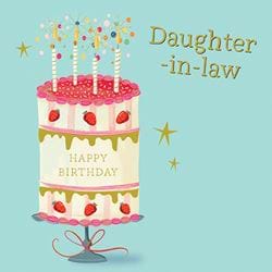 Cake Daughter-in-law Birthday Card