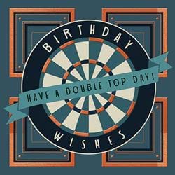 Double Top Birthday Card