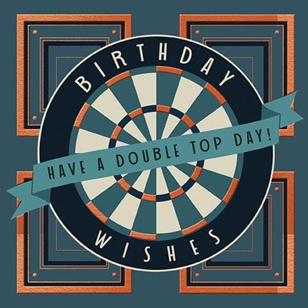 Double Top Birthday Card