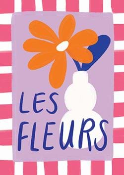 Les Fleurs Greeting Card