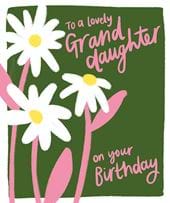 Daisies Granddaughter Birthday Card