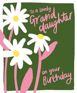 Daisies Granddaughter Birthday Card