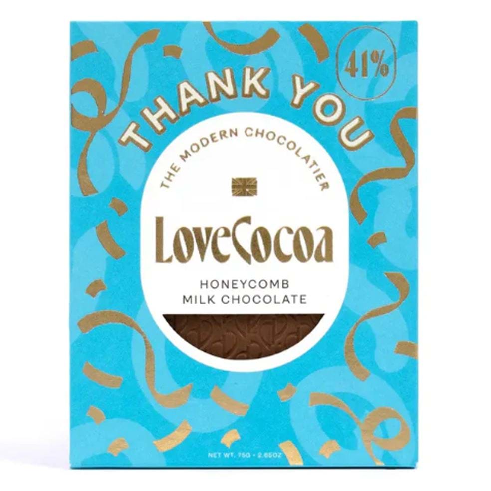 Love Cocoa Thank You Honeycomb Chocolate