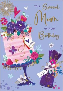 Cake Mum Birthday Card