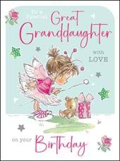 Special Great Granddaughter Birthday Card