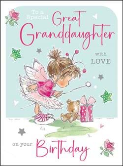 Special Great Granddaughter Birthday Card
