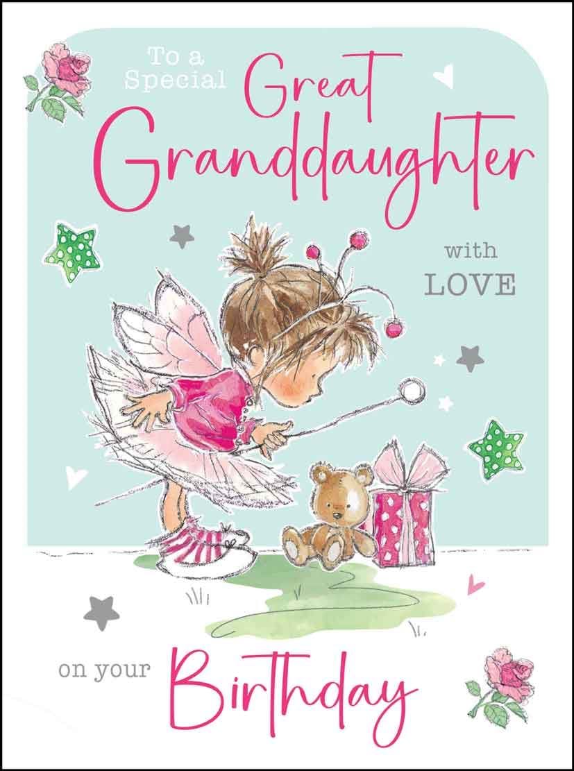 Special Great Granddaughter Birthday Card