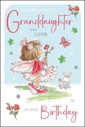 Wonderful Granddaughter Birthday Card