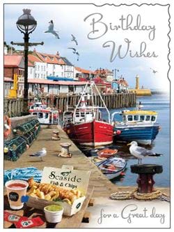 Seaside Birthday Card