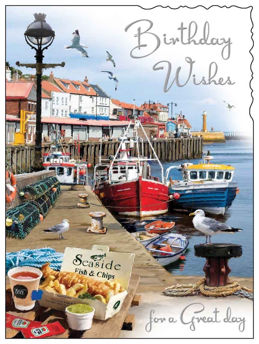 Seaside Birthday Card