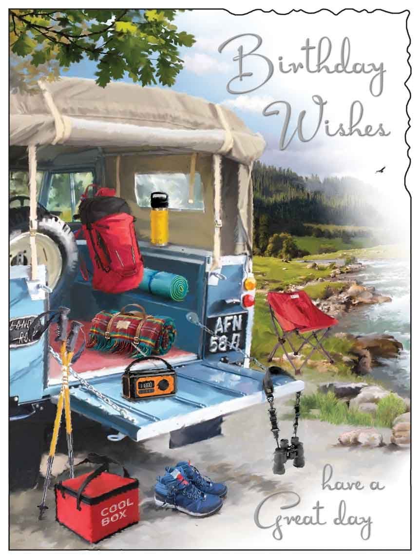 Camping Birthday Card