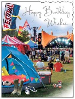 Festival Birthday Card