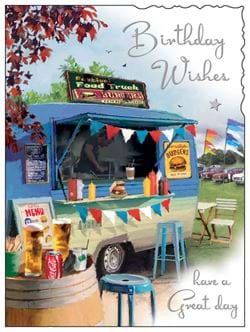Food Truck Birthday Card