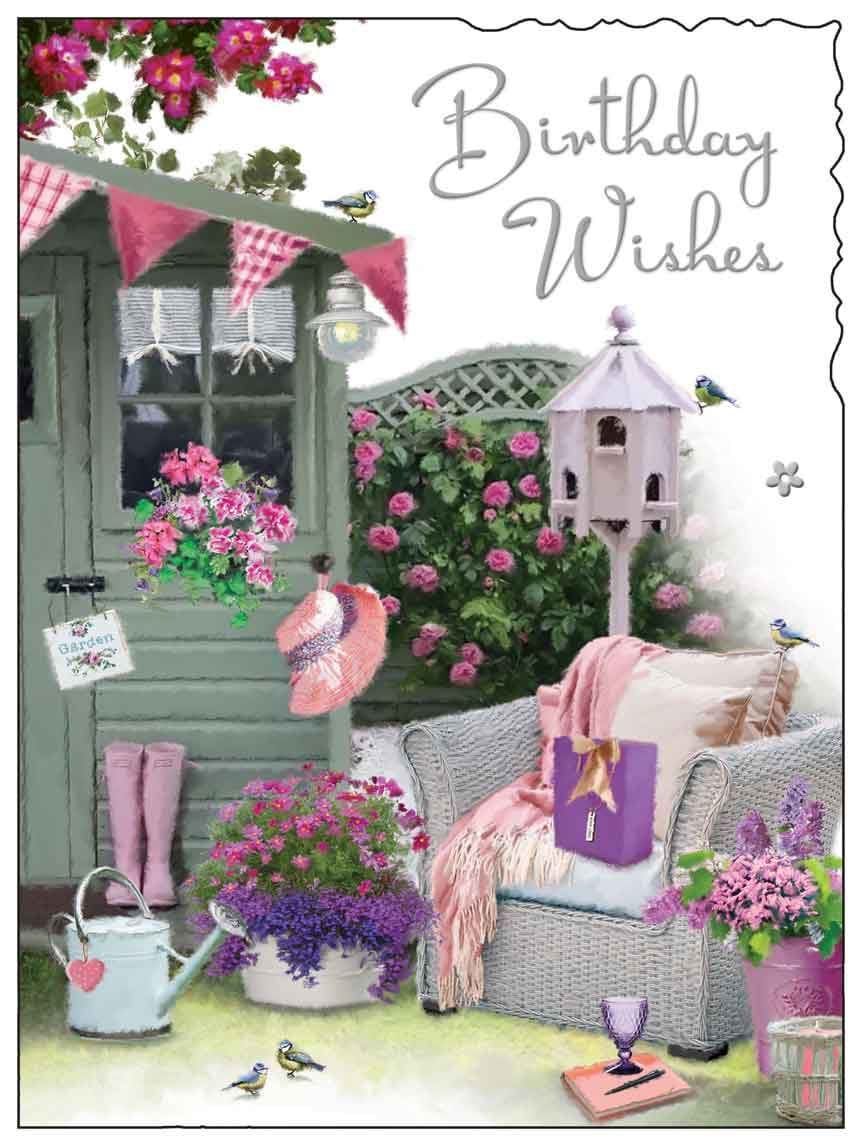 In The Garden Birthday Card