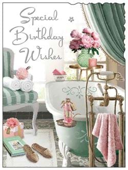 Pamper Time Birthday Card