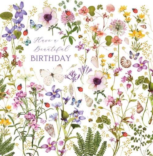 Beautiful Floral Birthday Card