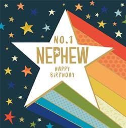 No.1 Nephew Birthday Card