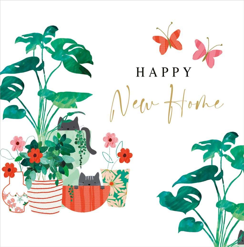 Plants New Home Card