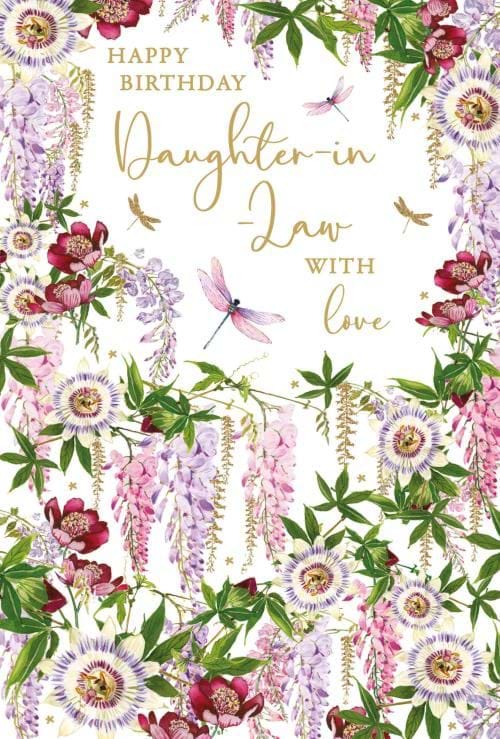 Floral Daughter-in-law Birthday Card