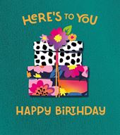 Here's To You Birthday Card