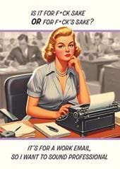 Work Email Birthday Card