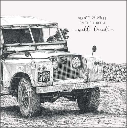 Plenty Of Miles On The Clock Birthday Card