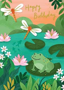 Pond Birthday Card
