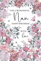 Wonderful Nan Birthday Card