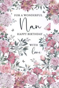 Wonderful Nan Birthday Card
