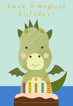 Magical Dragon Birthday Card