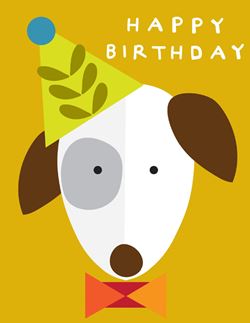 Party Pup Birthday Card
