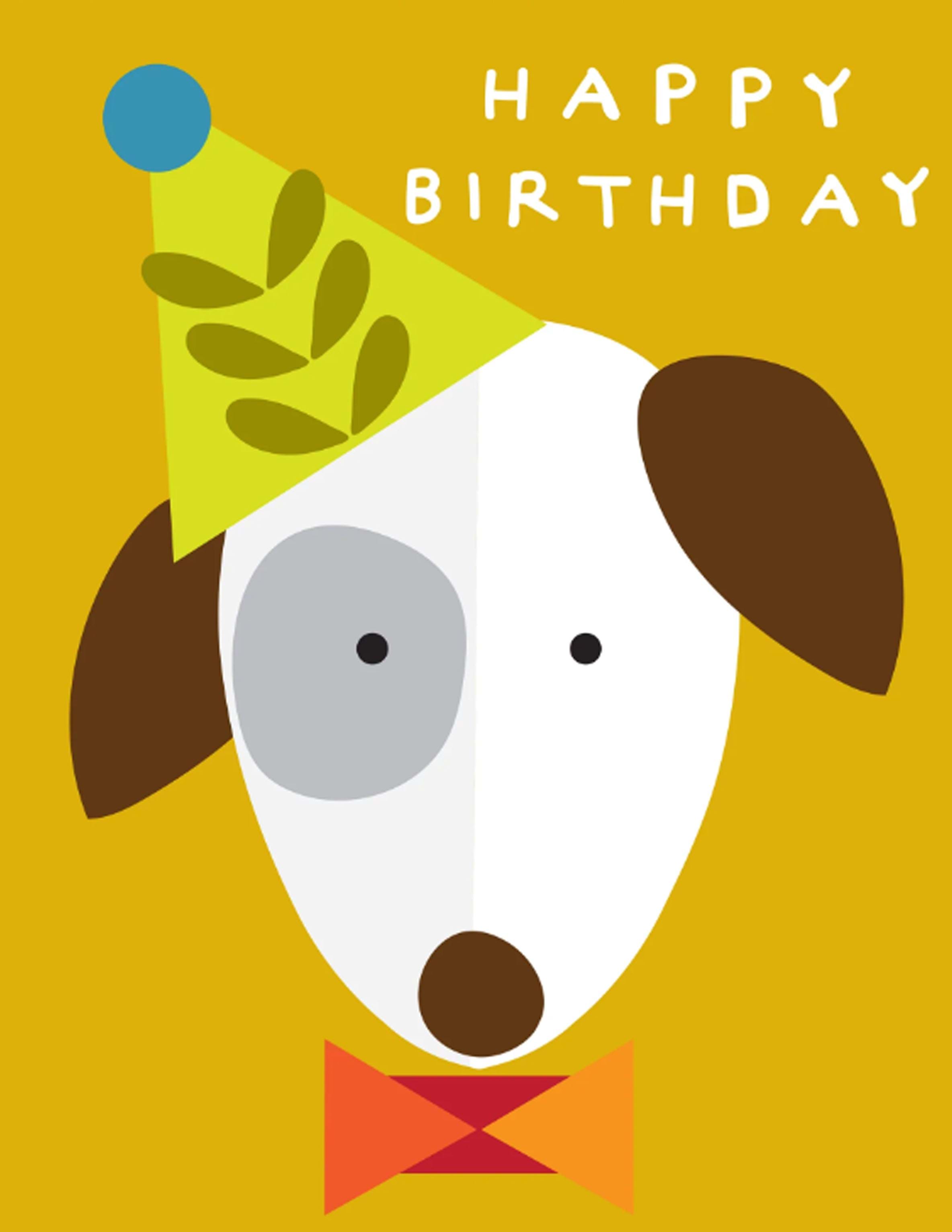 Party Pup Birthday Card